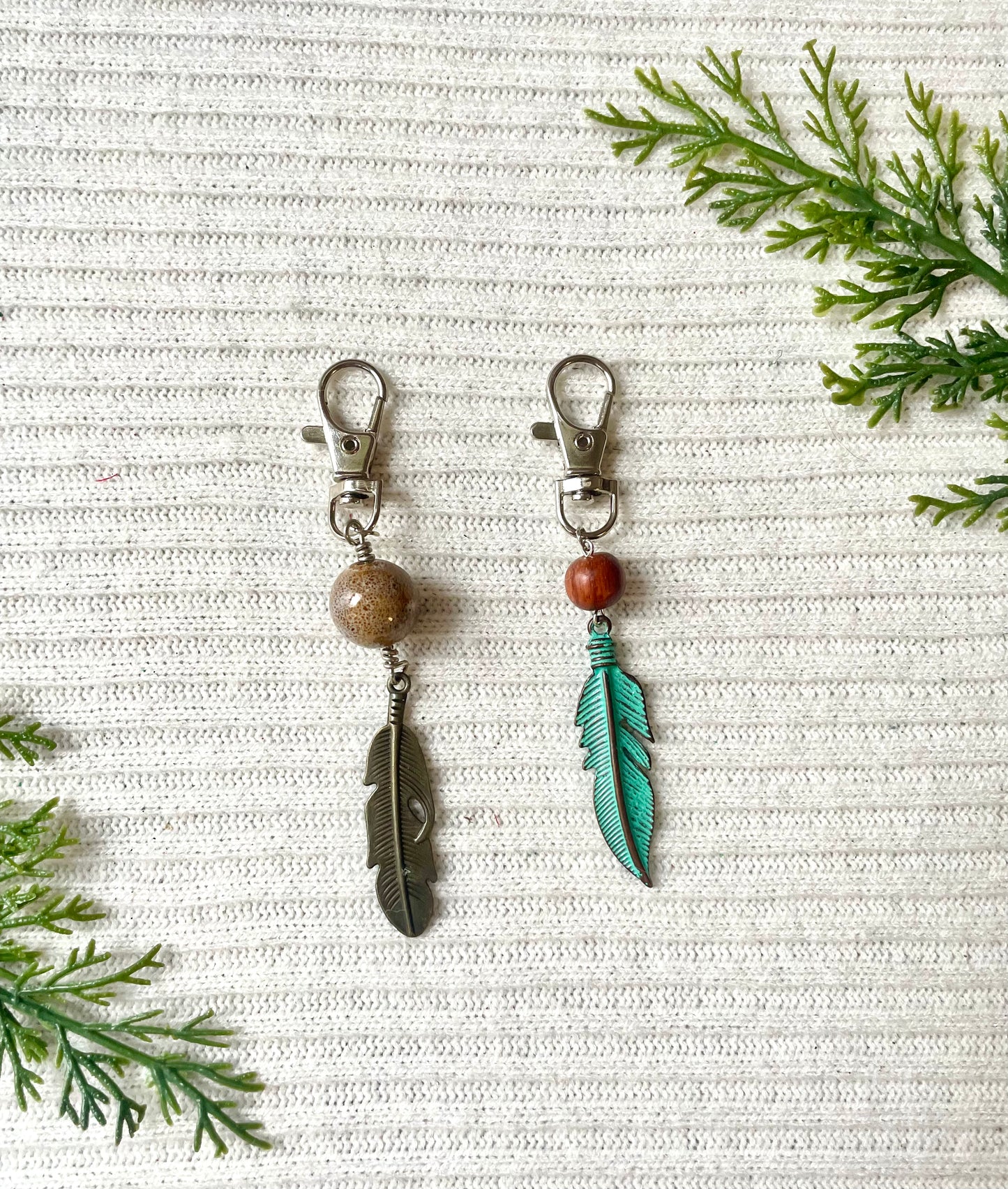 Keychains: Feathers