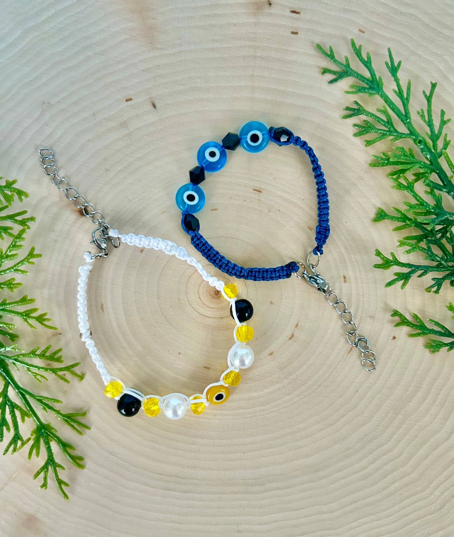 Evil eye 🧿 knotted bracelets