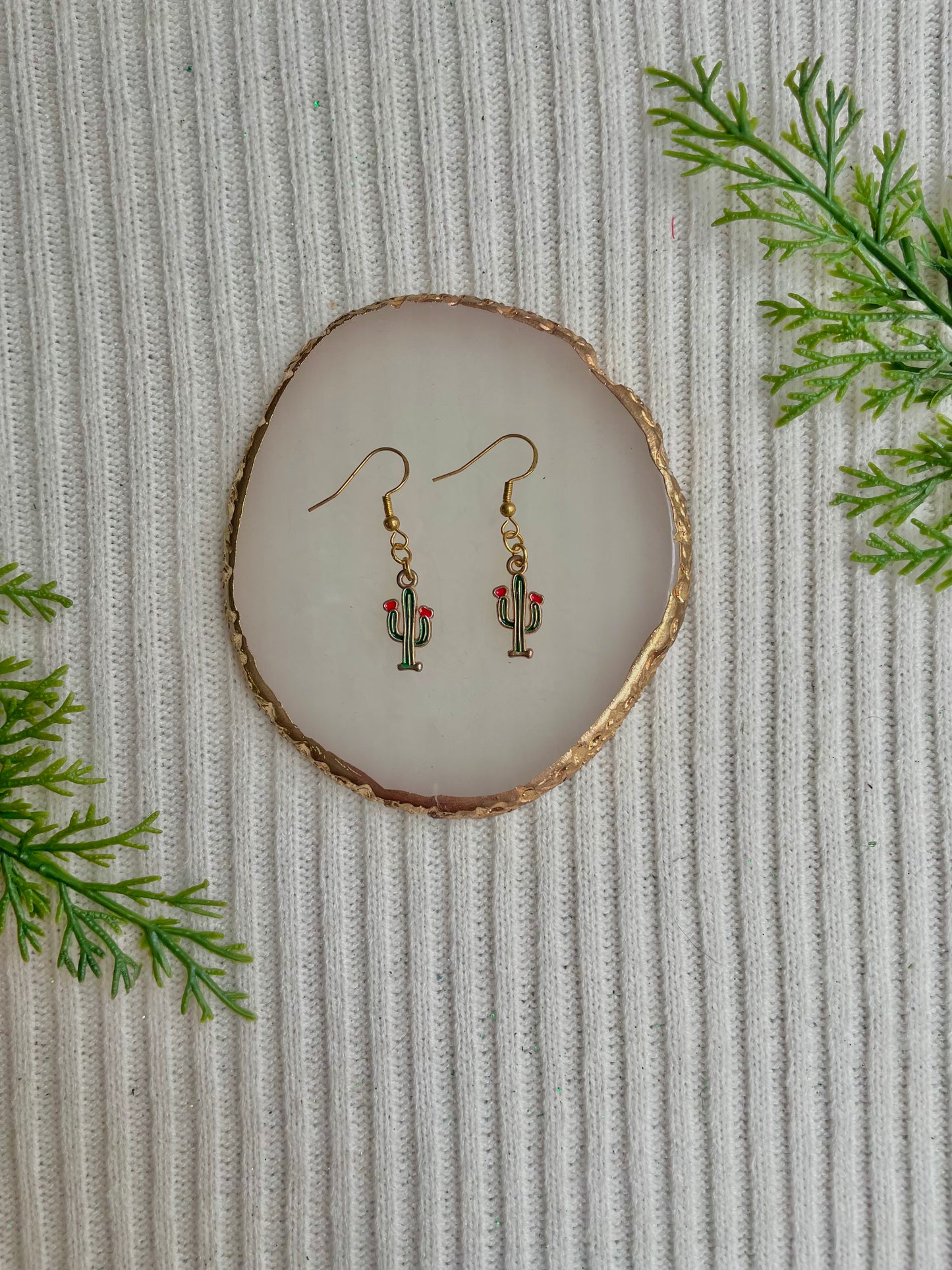 Cactus & succulent earrings 🌵